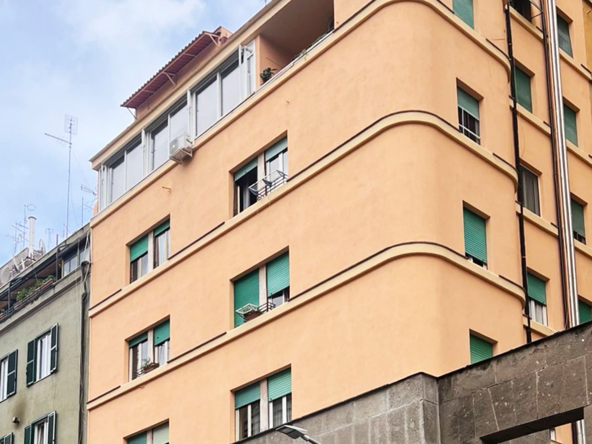 Condominio Via Orazio Coclite, Roma - Intervento di ristrutturazione della facciata
